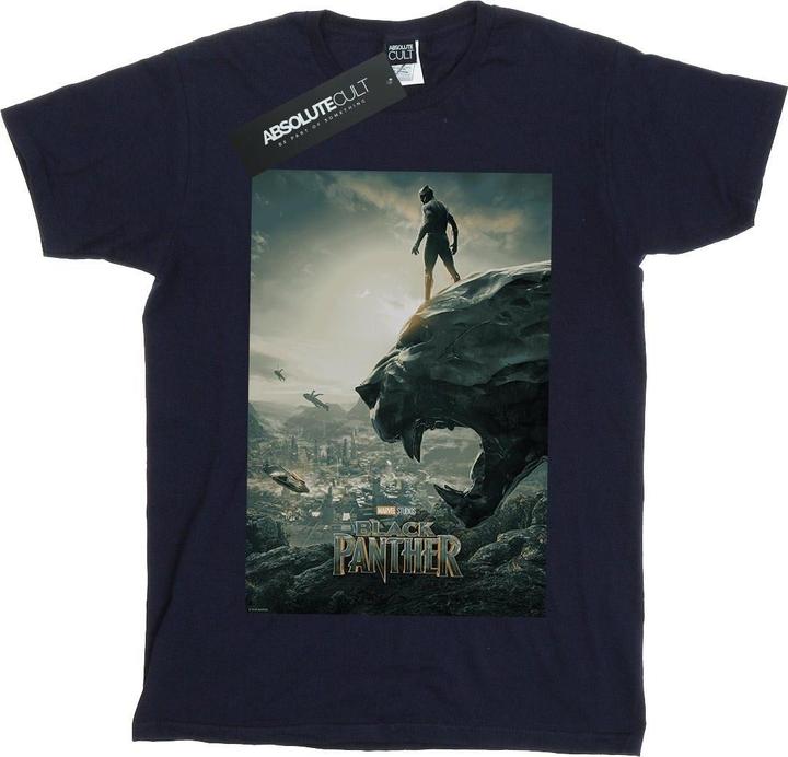 Black Panther Poster TShirt Jungen