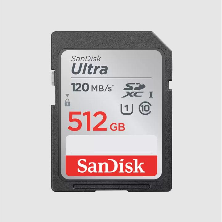 Productafbeelding SanDisk Ultra (512 GB, SDXC, U1, UHS-I)