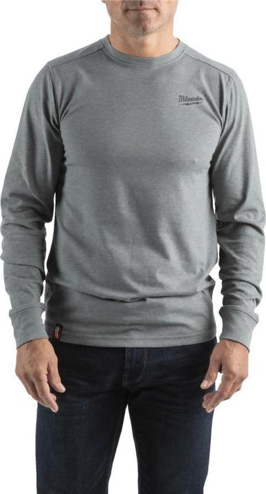 GCS Langarm-T-Shirt - Grau Htlsgr-Xxl (XXL)