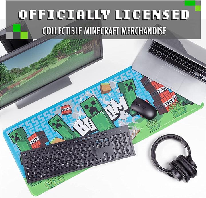Actual product image Paladone Products Minecraft Creeper Desk Mat (XL)