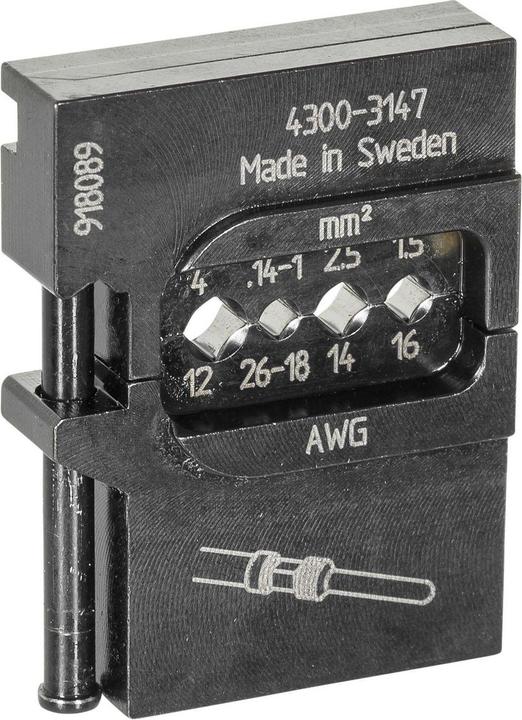 Produktbild Gedore 8140-18 Modul-Einsatz für schwere Steckverbinder 0,14-4mm (75 mm)