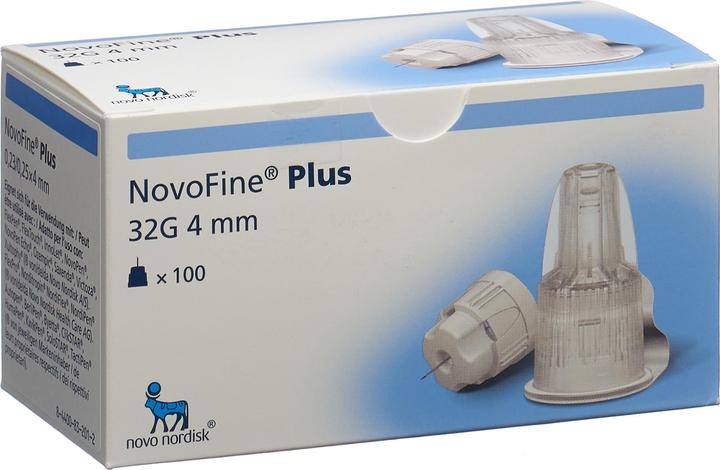 Image du produit Novofine Plus Aiguilles à injection 4mm 32G 100 pcs