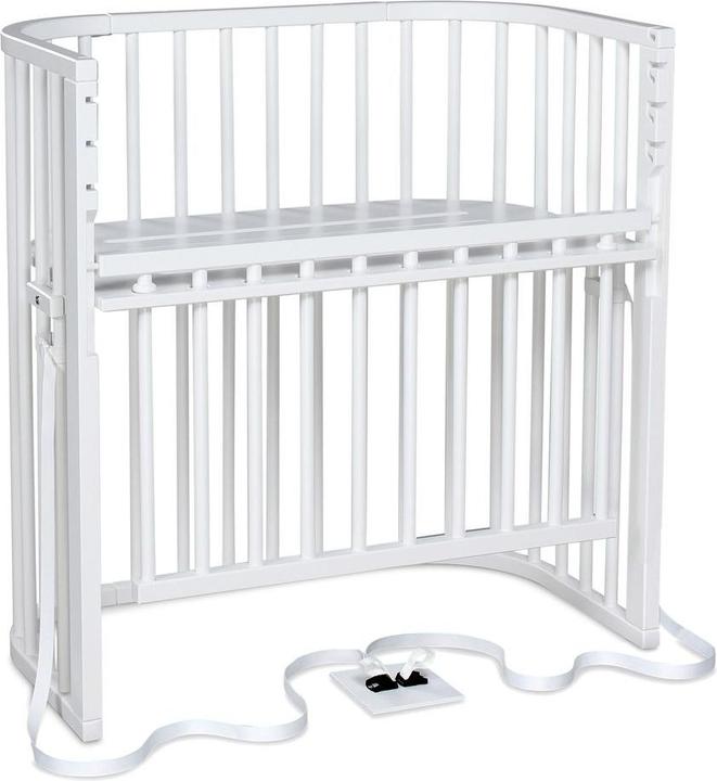Babybay Beistellbetten Beistellbett Boxspring Comfort Plus - Weiss lackiert