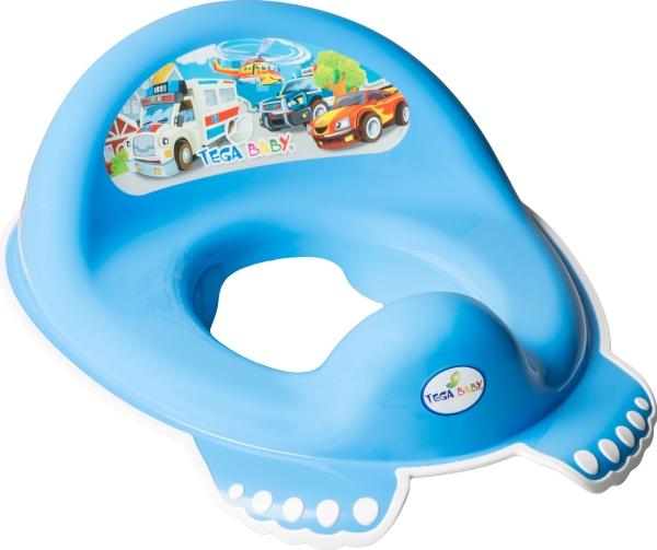 Produktbild Tega Baby Anti-Rutsch-Toilettensitz für Babys Cars – blau (CS-002-120)