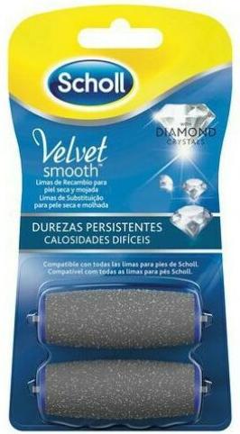 Image du produit Scholl Rouleau de remplacement Velvet Smooth pour l'épilateur électrique pour peaux dures Duretés (2 x)