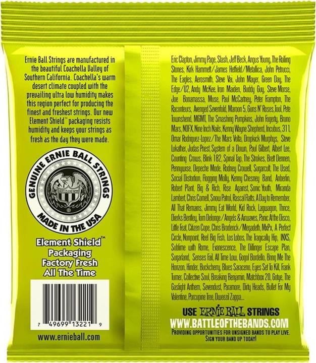 Actual product image Ernie Ball Slinky Nickel 3 Regular (6 x, Electric guitar, 0.05")