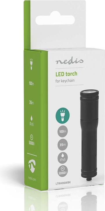 Produktbild Nedis LED Schlüsselring Taschenlampe, 100 lm (1.50 cm, 100 lm)