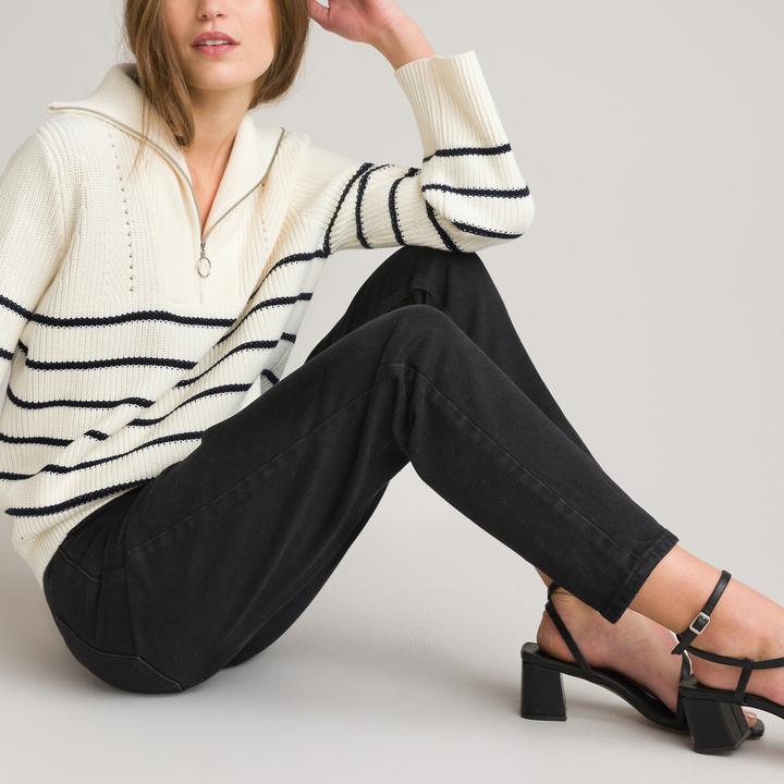 Produktbild La Redoute Collections Boyfit-Jeans mit hohem Bund (26)