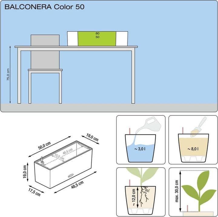 Produktbild Lechuza Balconera Color (19 cm)