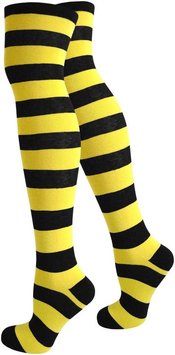 Normani Overknees breite Ringel (Einzelpack, One Size)