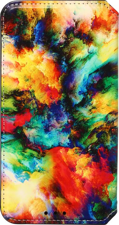 Image du produit PhoneLook Fourre Flip peinture multi-couleur avec rangement pour cartes de crédit, billet, carte SIM (Apple iPhone 13 Pro Max)