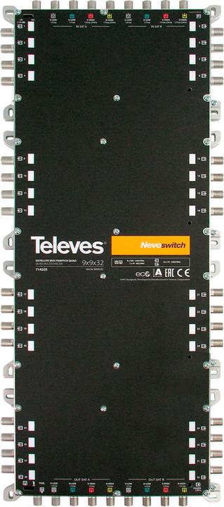 Televes Switching matrix MS 936NCQ 9 inputs 36 outputs active Cast iron (Multi switch)