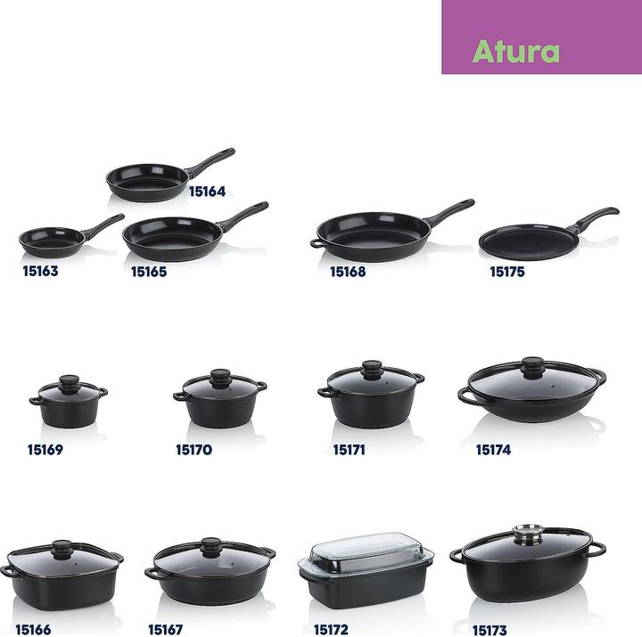 Produktbild Kela Atura Keramikpfanne (32 cm, Bratpfanne, Aluminiumguss)