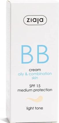 Ziaja BB Cream for Oily and Combination Skin Light Tone 50ml