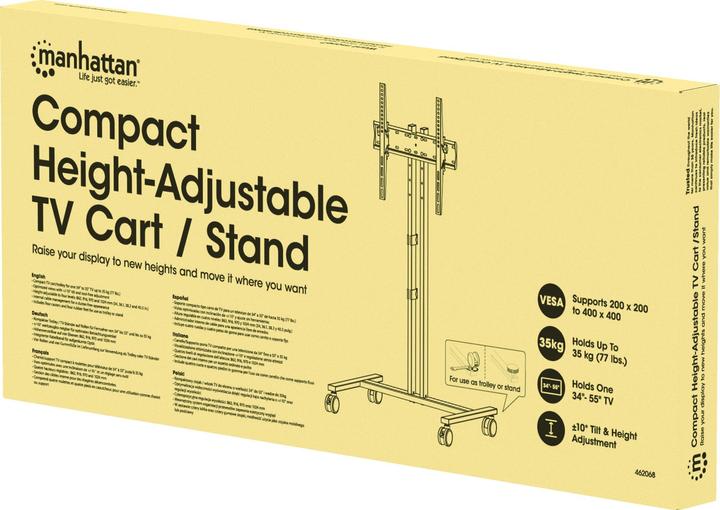 Productafbeelding Manhattan Compact TV-meubel op wielen / voetstuk (Universeel, 55", 35 kg)