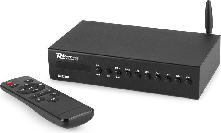 Produktbild Stereo versterker audio - Power Dynamics WT240A - Hifi versterker met Bluetooth en wifi - 80W (Verstärker)