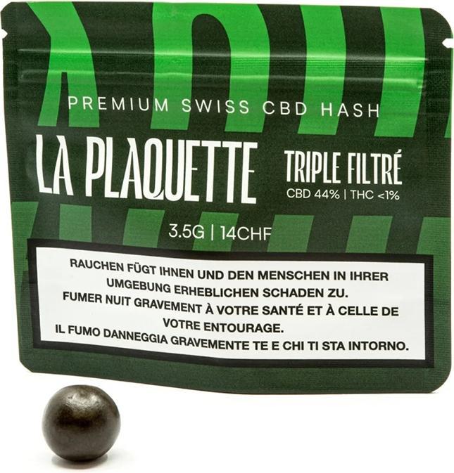 Actual product image La Plaquette CBD Hash - Triple Filtré (3.50 g)