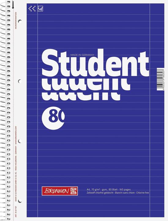 Actual product image Collegeblock (A4, Lined)