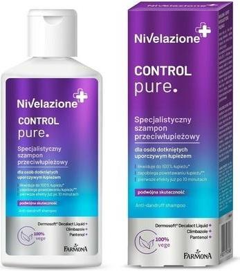 Actual product image Farmona Nivellation Pure Control Anti-Dandruff Shampoo 100ml (100 ml, Liquid shampoo)