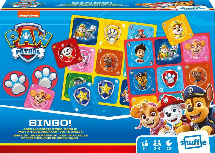 Actual product image Cartamundi "Card World Shuffle" – "Paw Patrol Bingo"! (Polish)