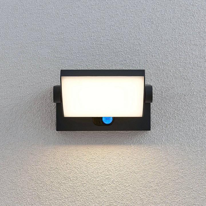 Produktbild Lindby Sherin Solcelle Lamp w/Sensor (300 lm, IP54)