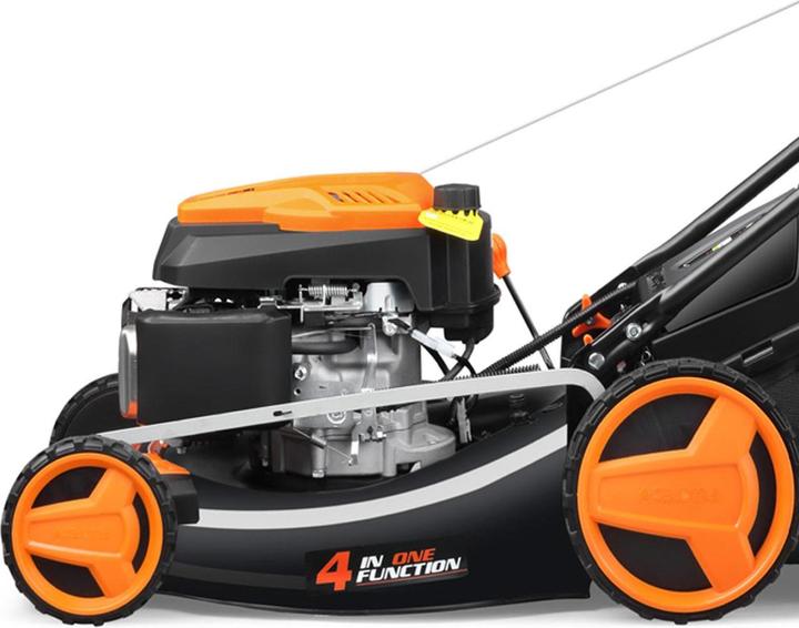 Produktbild Fuxtec Benzin-Rasenmäher mit Elektrostarter zipgo® (Akkubetrieb)