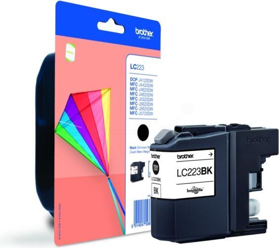 Produktbild Brother LC223BKBP - Schwarz - Original - Blisterverpackung (BK)