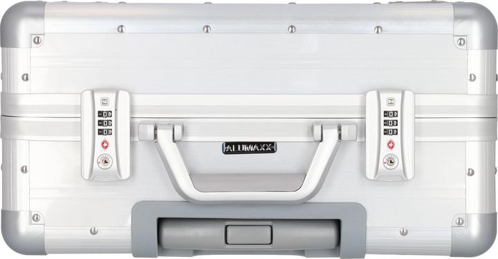 Actual product image Alumaxx ® Trolley GEMINI Inner dimensions: 36,5x39x17 cm (WxHxD) Outer dimensions: 42,5x40x21 cm (WxHxD) (32 l, Hand luggage (up to 50 litres))