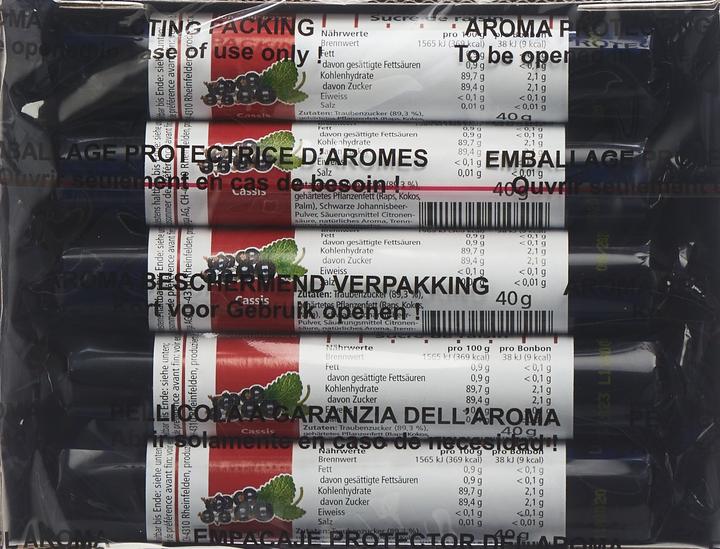 Actual product image Sinergy Traubenzucker Johannisbeere schwarz (15 pcs., 600 g)