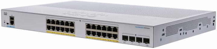 Actual product image Cisco PoE+ Switch CBS350-24P-4X-EU 28 Port (24 Ports)