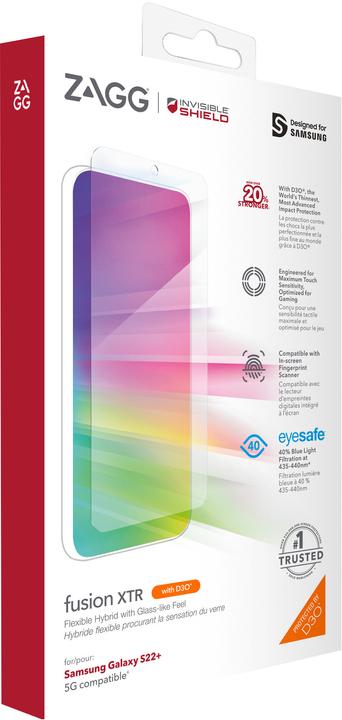 Immagine prodotto Zagg Fusion XTR con D3O (1 Pezzo/i, Samsung Galaxy S22+)
