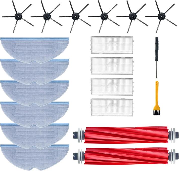 Plutoos UPhitnis 20pc Ersatzteile Zubehör für Xiaomi Roborock S7 S7+ S7 Plus S7 MaxV S7 Pro