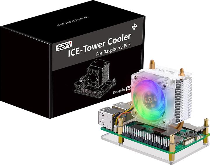 Image du produit Raspberry Pi ICE Tower Fan for Raspberry Pi5- Vertical
