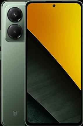 Actual product image Xiaomi Poco M7 Pro 5G (256 GB, Green, 6.67", Hybrid Dual SIM, 50 Mpx, 5G)