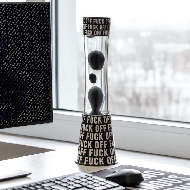 Actual product image Fisura Lava Lamp TOWER Fuck off (E14)