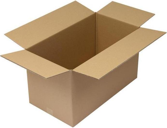 Image du produit Transpak Carton pliable 2 cannelures dimensions 650x350x370mm qualité 2.35BC marron marron (20 x)