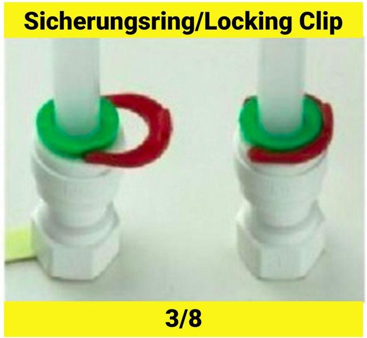 Actual product image Ich-zapfe Sicherungsring für 3/8" Schlauch & Steckverbinder für Bierleitungen & Zapfanlagen