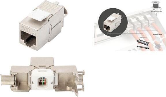 Actual product image Digitus CAT6A Keystone module (Keystone module)