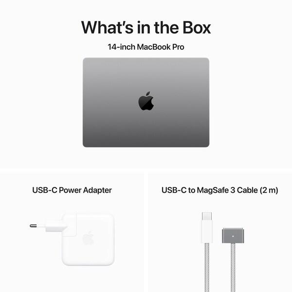 Produktbild Apple MacBook Pro – Late 2023 (14", M3, 16 GB, 512 GB, DE)