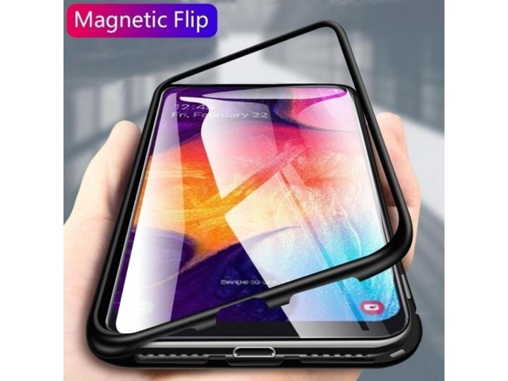 Actual product image G-Case Samsung Galaxy A70 Aluminium Magnetic Glass Case Cover (Samsung Galaxy A70)
