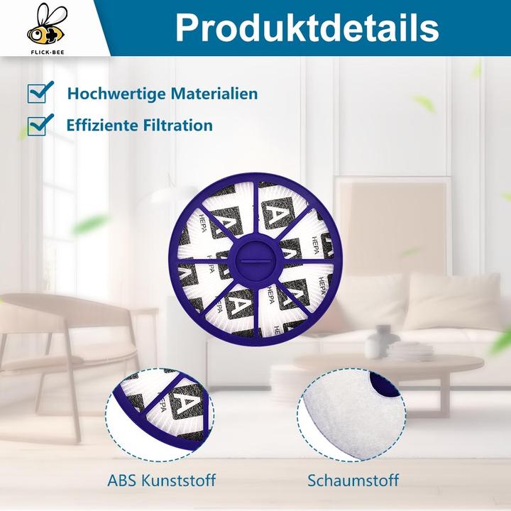 Produktbild Europart Filter wie Dyson 900228-01 Abluftfilter rund 152mmØ für Bodenstaubsauger