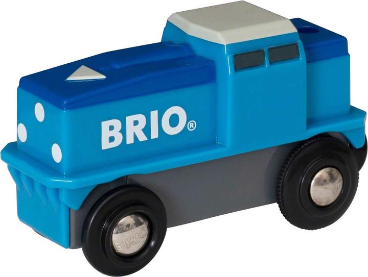 Brio Locomotive de fret à batterie bleue