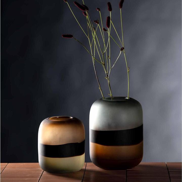 Actual product image Leonardo Vase Sabbia 26 cm, Braun/Transparent (1 x)