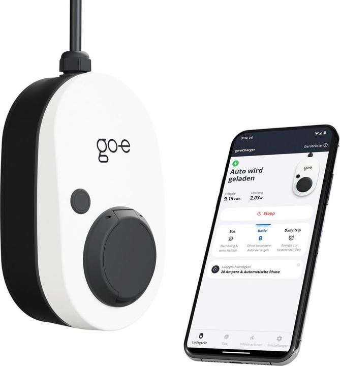 Produktbild Go-E Gemini 11 kW (Typ 2, 11 kW, 16 A, Typ 2)