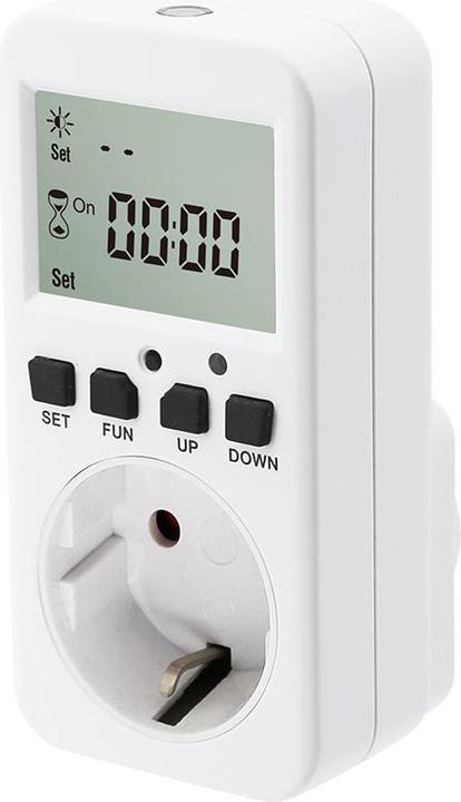 Immagine prodotto Offgridtec Timer con interruttore crepuscolare per presa Schuko da 230V 50Hz max. 16A