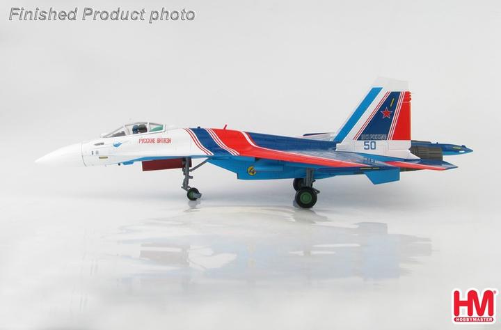 Actual product image Hobby Master Sukhoi SU-35S Flanker E Russian Knights 2019 metal model 1:72, HA5707B