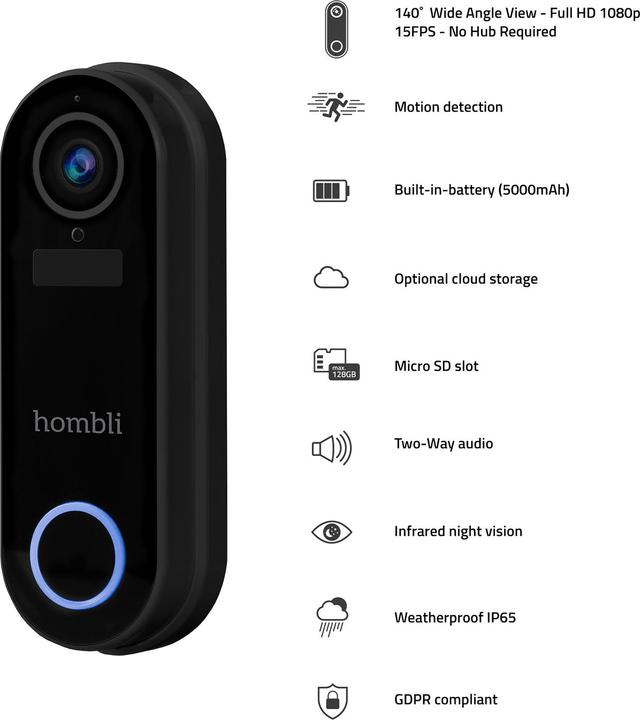 Produktbild Hombli Smart Doorbell 2 (WLAN)