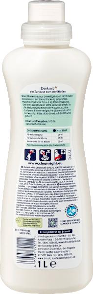 Actual product image dm Denkmit Fabric softener Ultra Sensitive (40 Washing cycles)