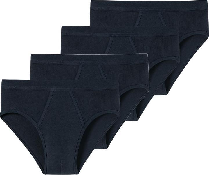 Immagine prodotto Schiesser Confezione da 4 slip sportivi a costine sottili in cotone Essentials (L, confezione da 4)