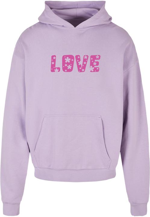Immagine prodotto Merchcode Valentines Day - Felpa con cappuccio Flowers Love Ultra Heavy - 113455 (M)